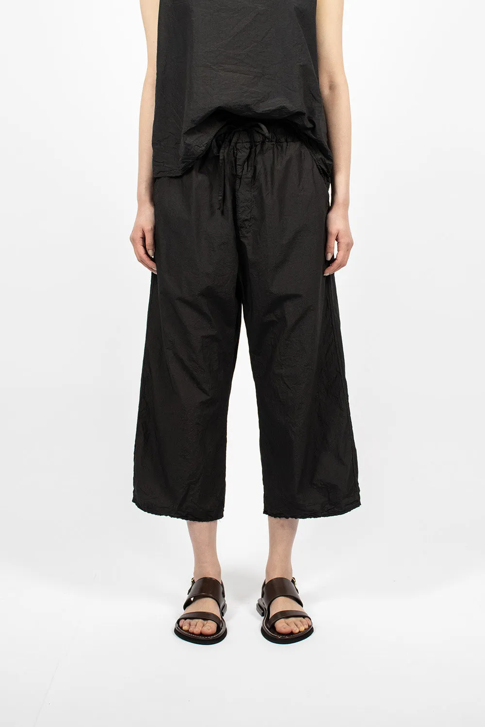 23_178 Wide&Short Trousers TC Black