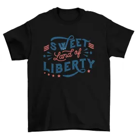 4th of july liberty quote t-shirt design