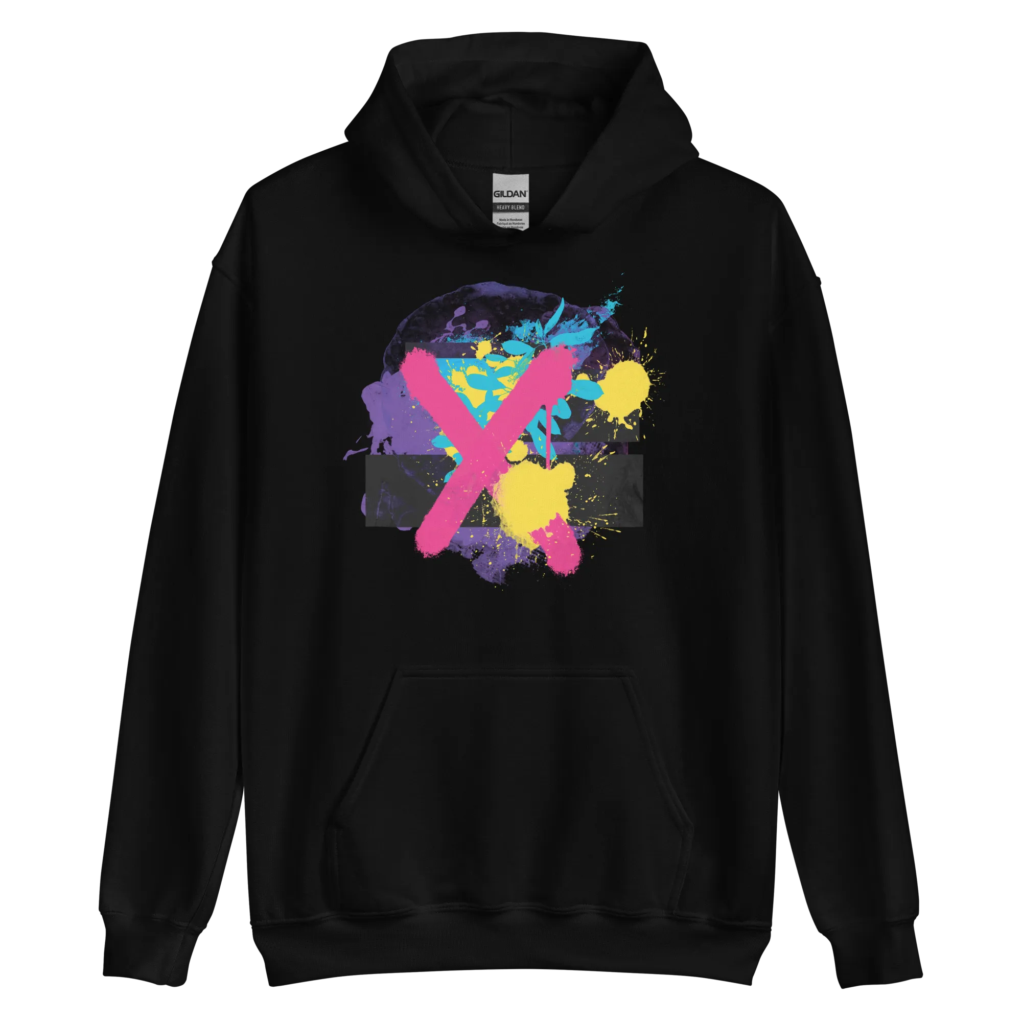 Abstract Series 01 Unisex Hoodie Black