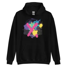 Abstract Series 01 Unisex Hoodie Black