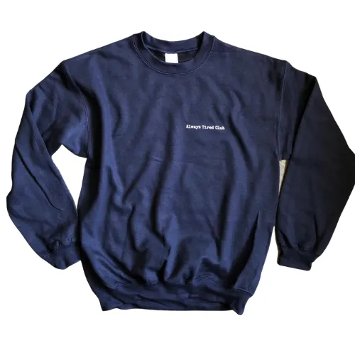 Always Tired Club Sweatshirt (Navy)