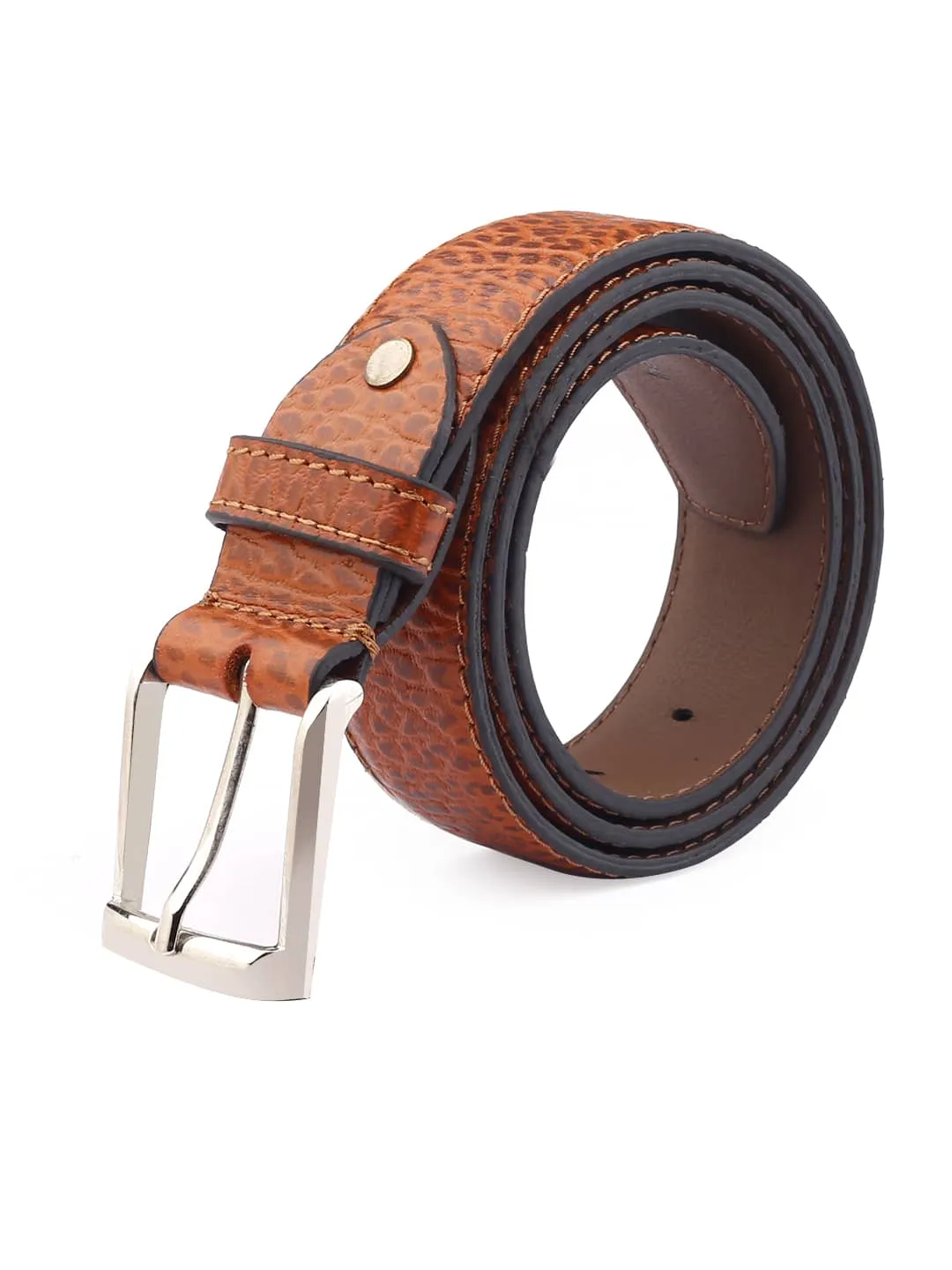 Bacca Bucci 'Sartorial Elegante' Men's Genuine Leather Belt - 35mm Imported Pin Buckle in Signature Wooden Gift Box