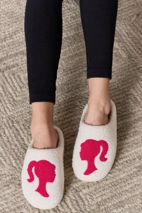 Barbie Graphic Cozy Slippers