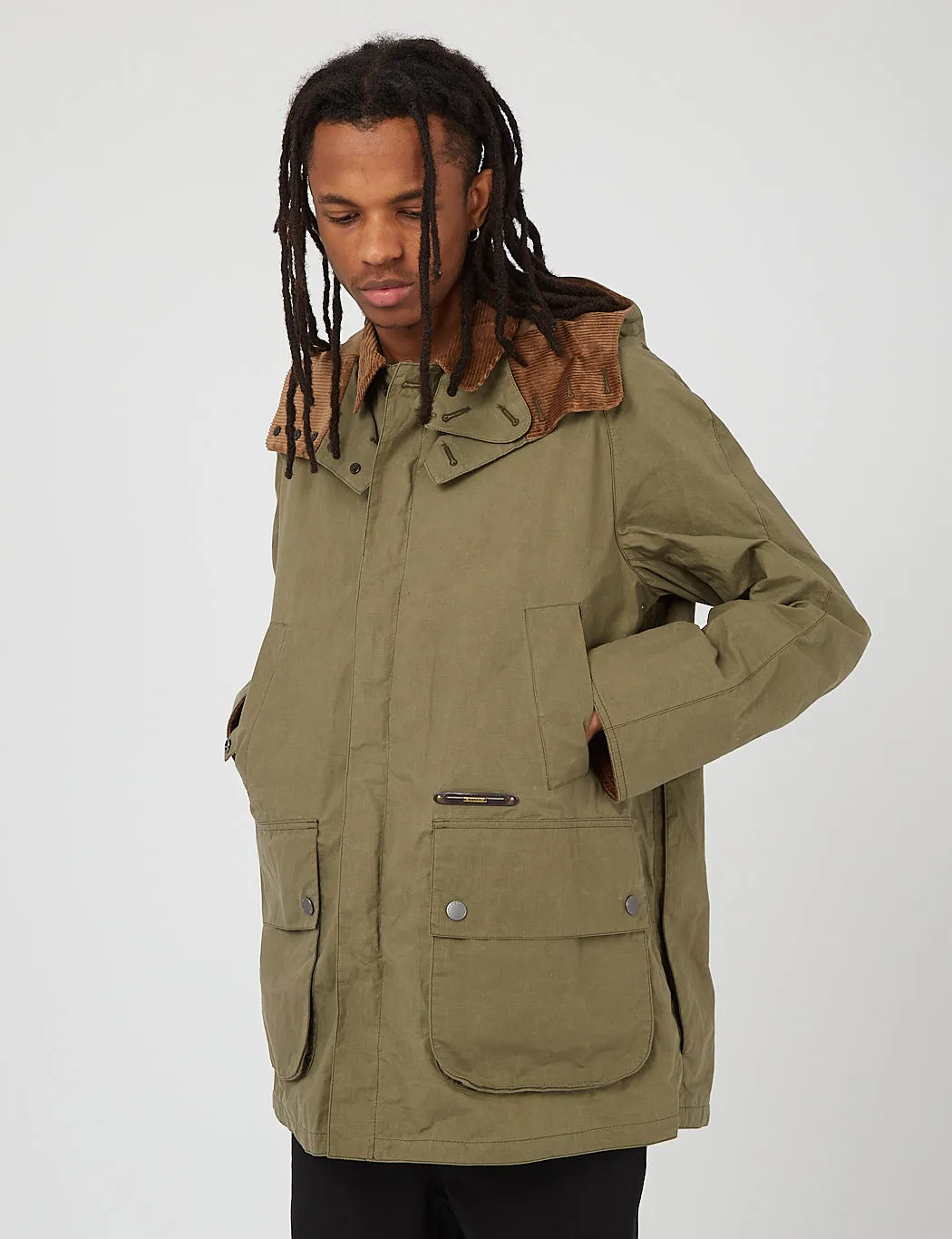 Barbour Gold Standard Ripstop Beaufort Casual Jacket - Dusky Green