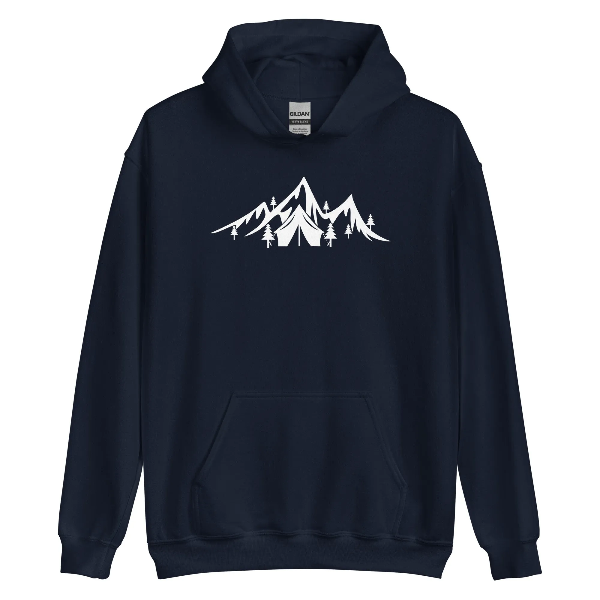 Berge - Camping - Unisex Hoodie