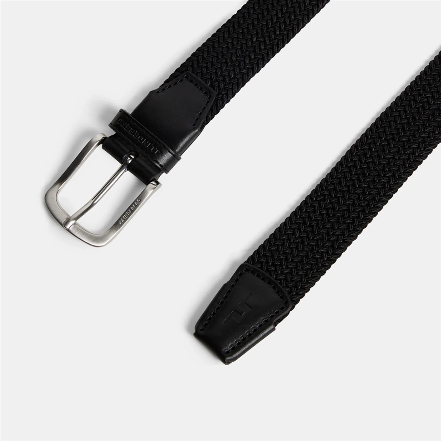 Bernhard Braided Elastic Belt Black - SS24