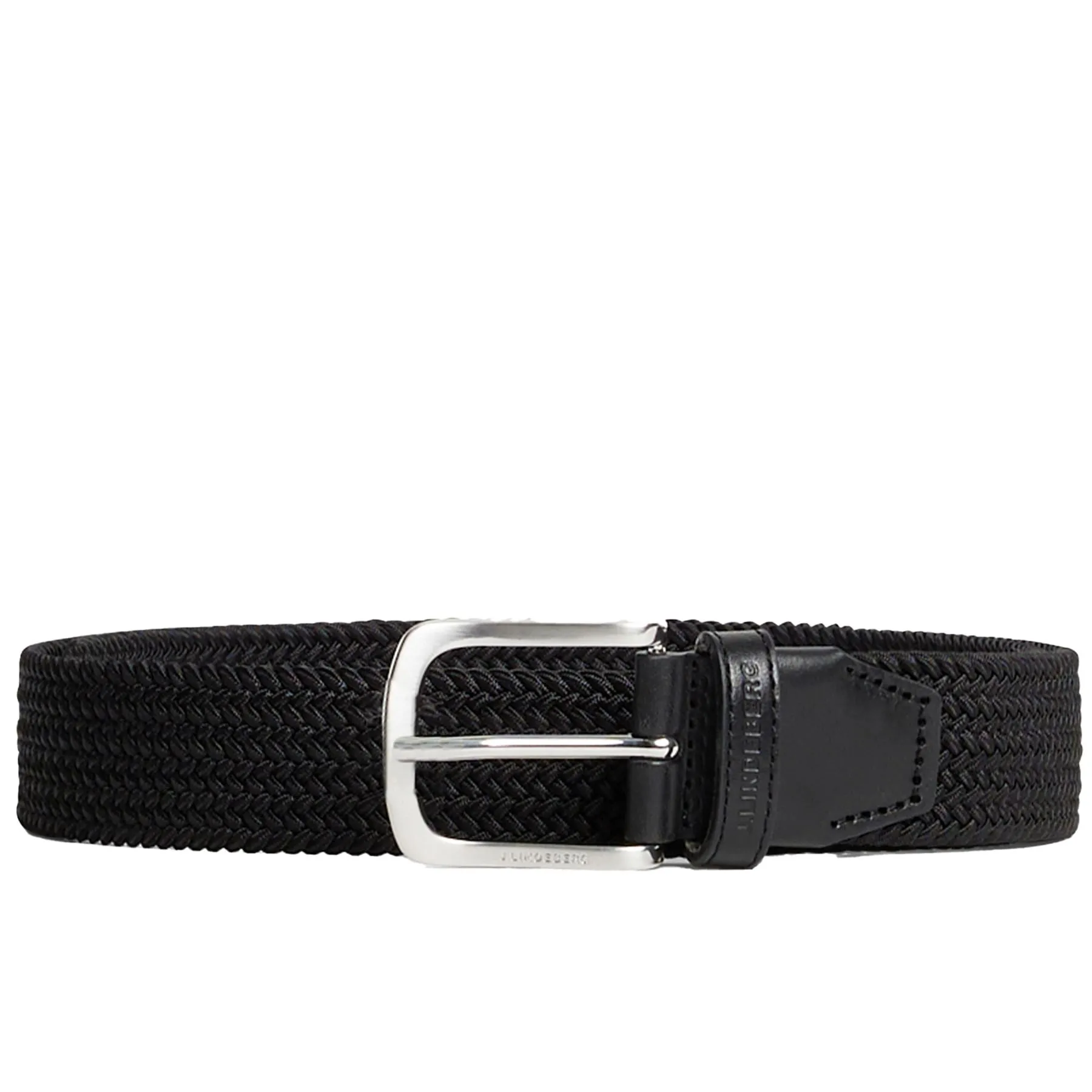 Bernhard Braided Elastic Belt Black - SS24