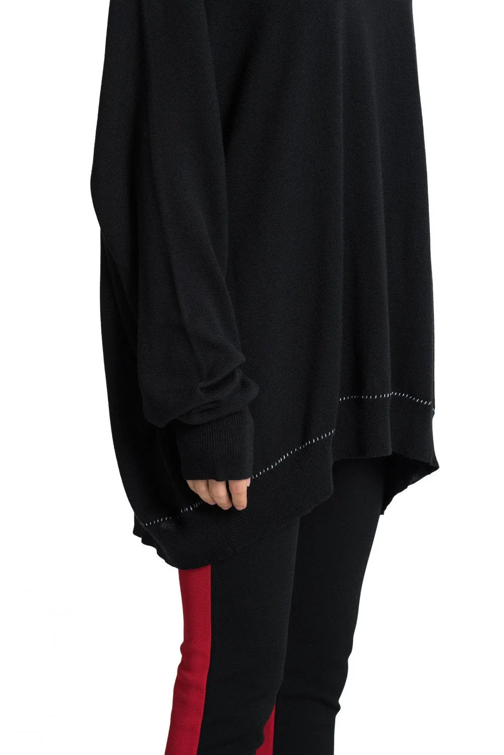 Black Oversized Vandim Sweater