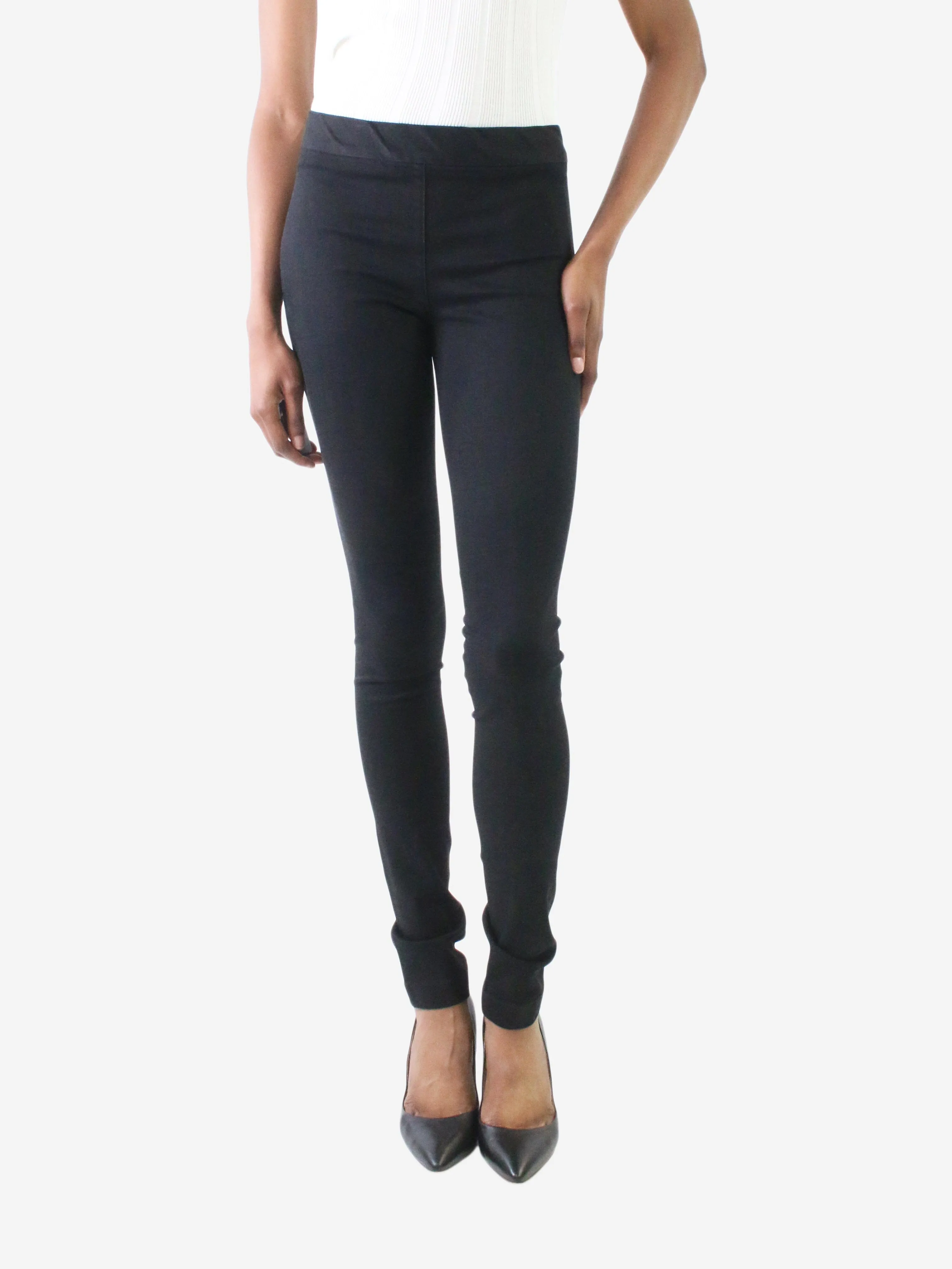 Black stretch skinny trousers - Size XS