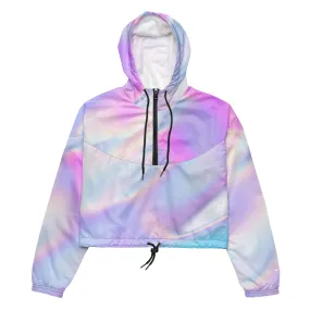 Breezy Crop Top Windbreaker – Pastel Party