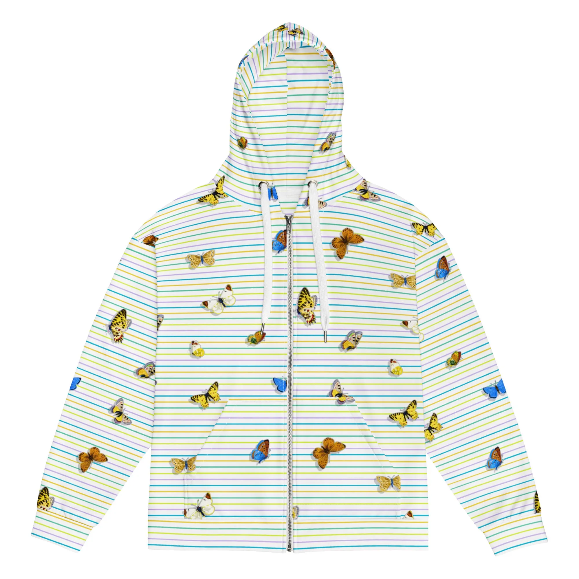 Butterfly Unisex zip hoodie