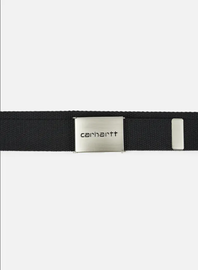 Carhartt Clip Belt Chrome I019176 65 black