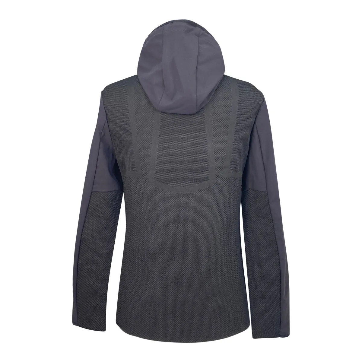 Cavalleria Toscana R-Evo Jersey & Tech Knit Hooded Softshell Jacket in Black - Women's Small