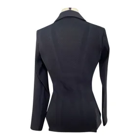 Cavalleria Toscana R-EVO Light Tech Zip Knit Show Jacket in Black w/Gold - Women's IT 42/US 8