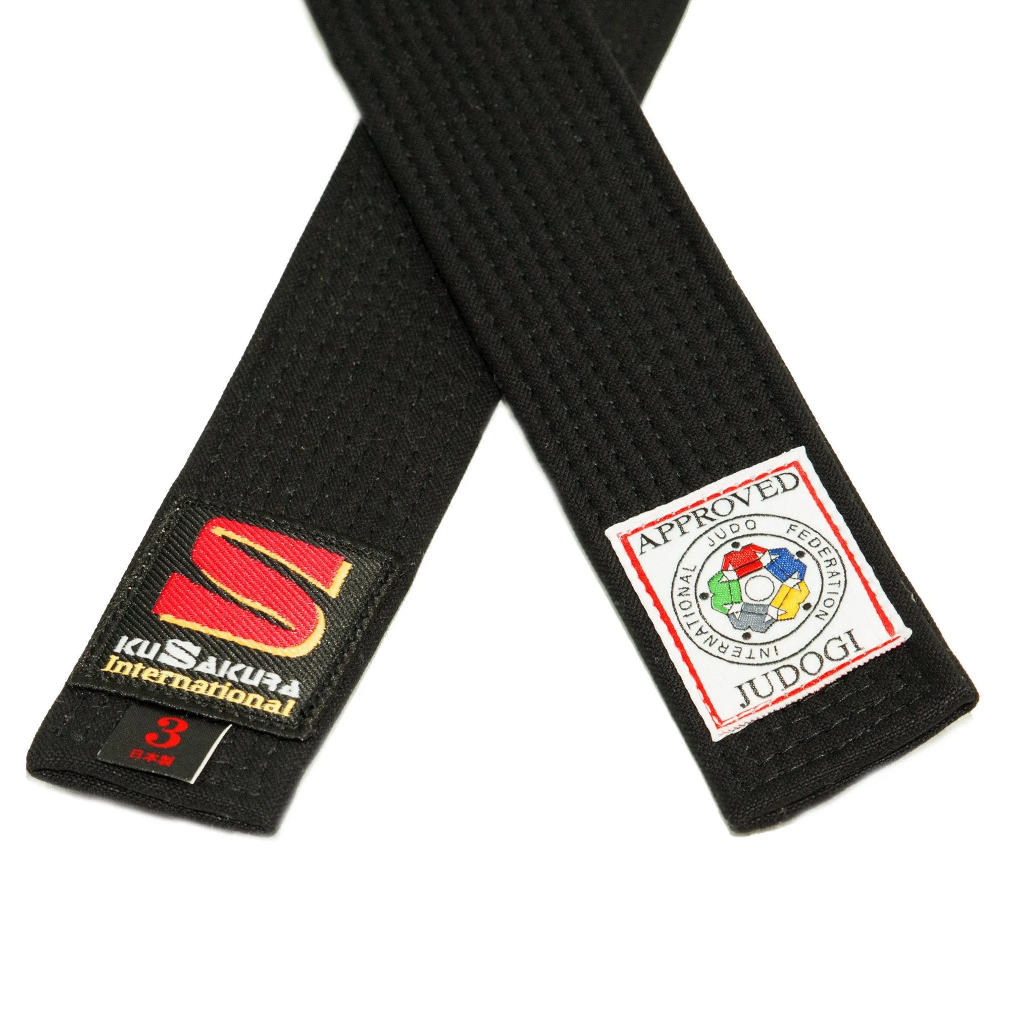 Classic IJF Approved Kuroobi - Black Belt - Men (JOIB)