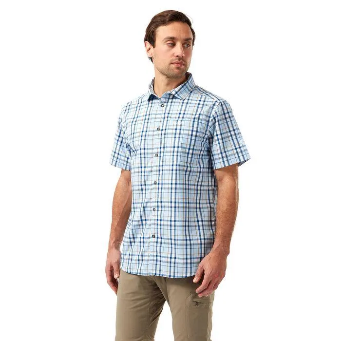 Craghoppers Mens Vernon Summer Check Short Sleeve Shirt