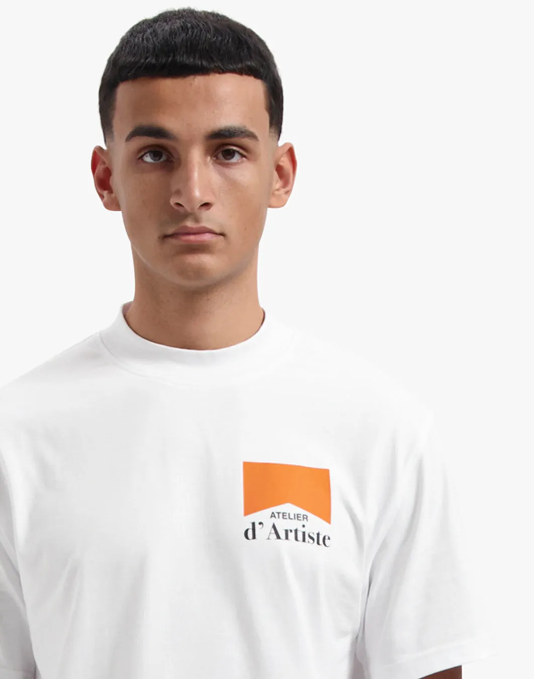 CROYEZ FUMES T-SHIRT - WHITE/ORANGE