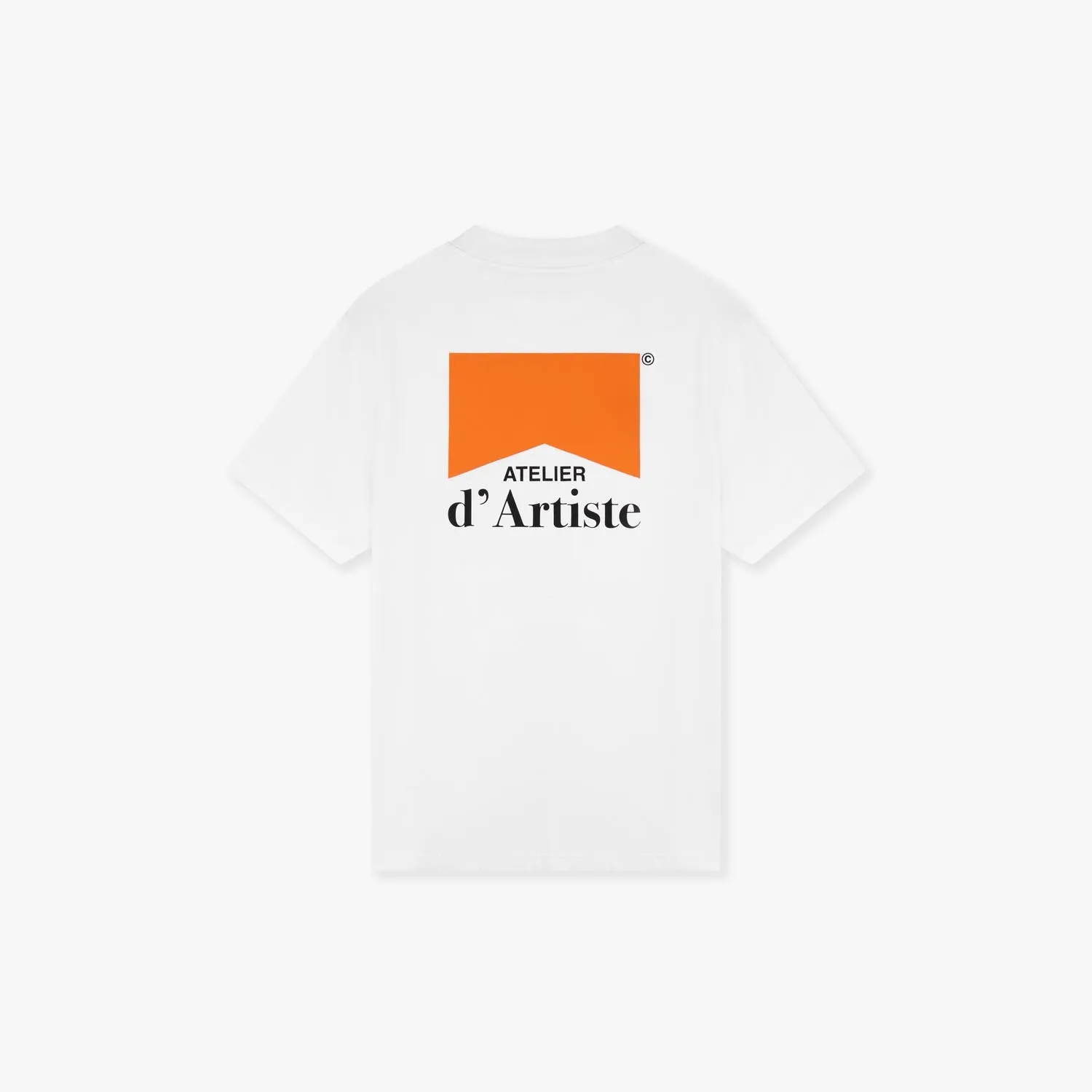 CROYEZ FUMES T-SHIRT - WHITE/ORANGE