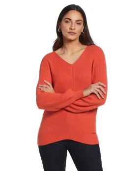 Essential Ribbed V-Neck Sweater