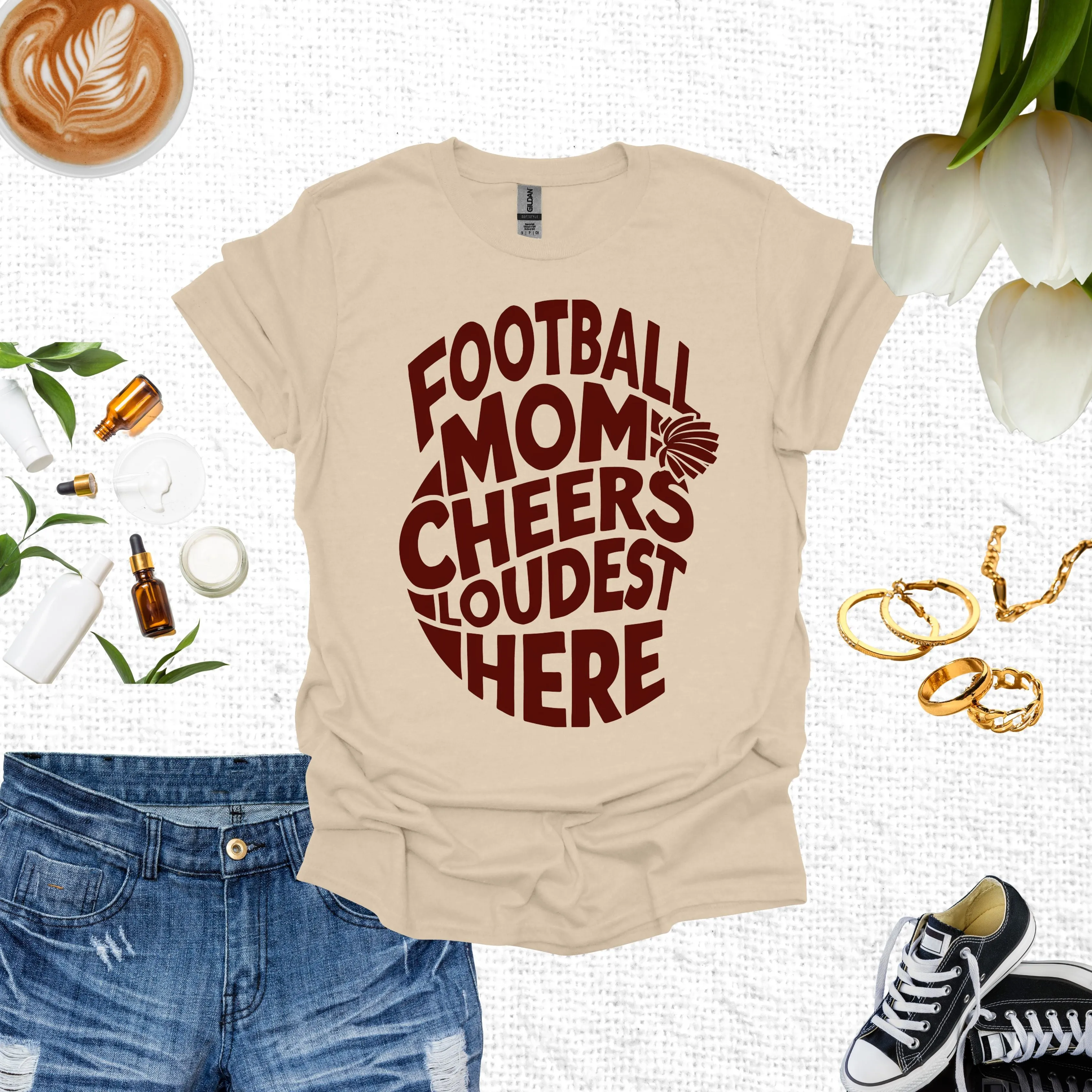 Football Mom Shirt - Own the Sidelines