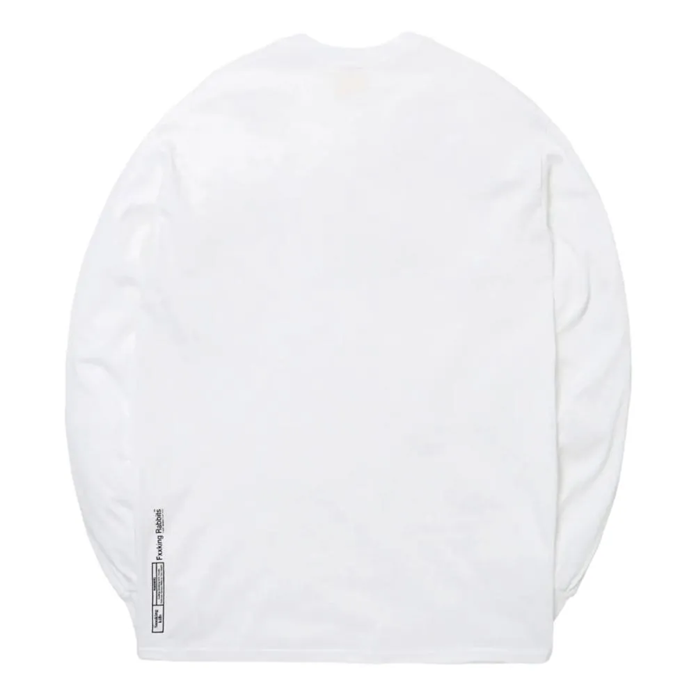 #FR2 FRC1760 THE GIRL LONG SLEEVE T-SHIRT-WHITE