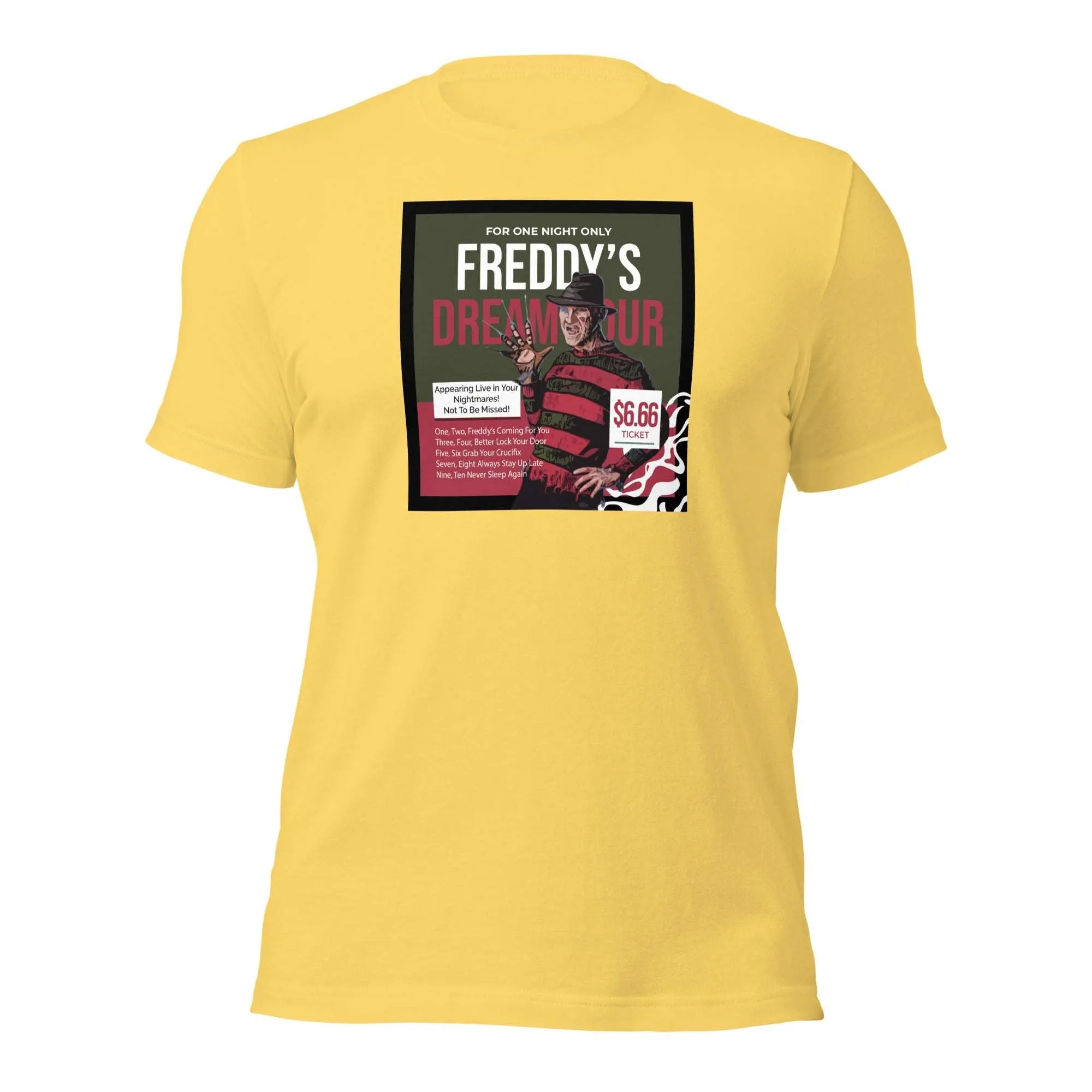 Freddy's Dream Tour Unisex t-shirt