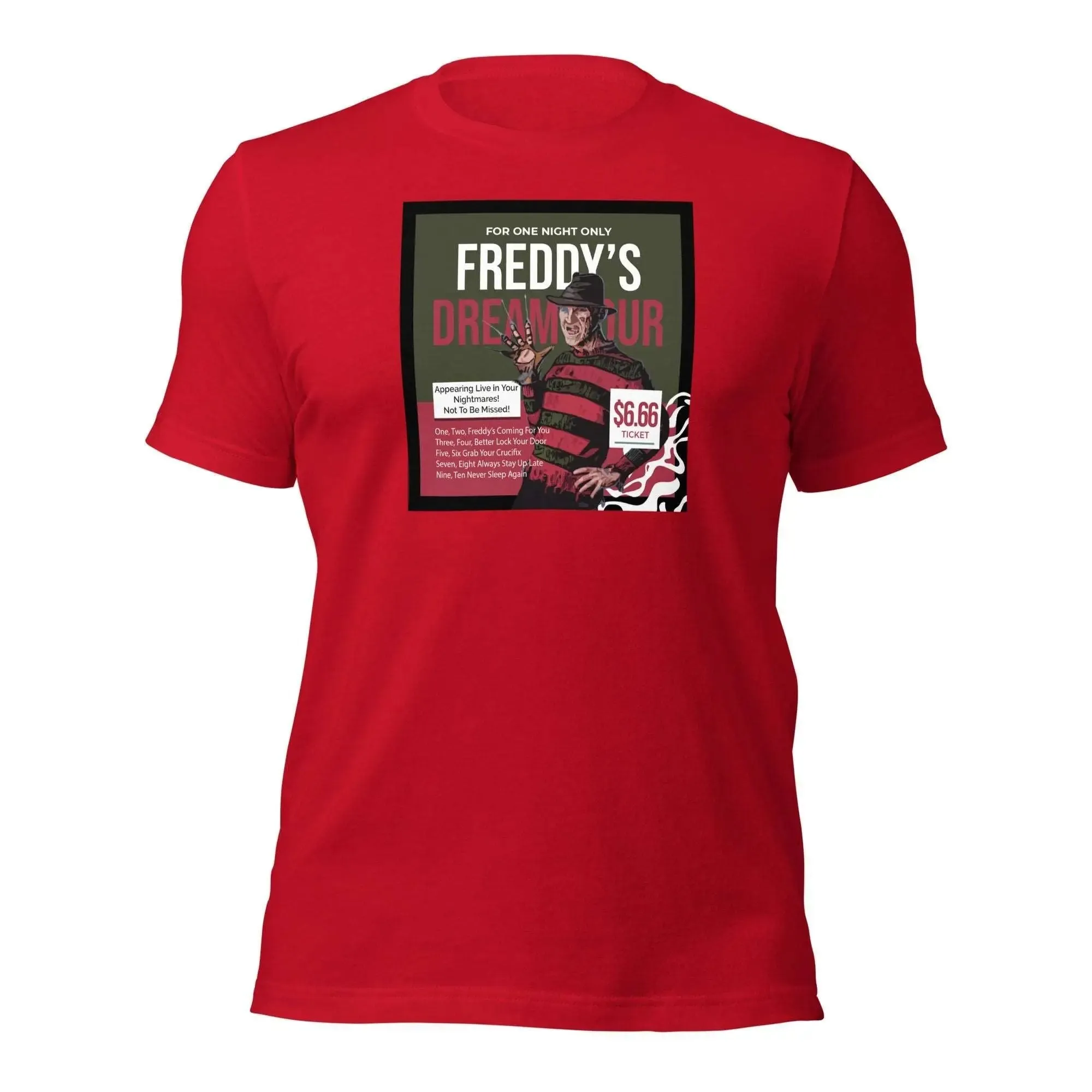 Freddy's Dream Tour Unisex t-shirt