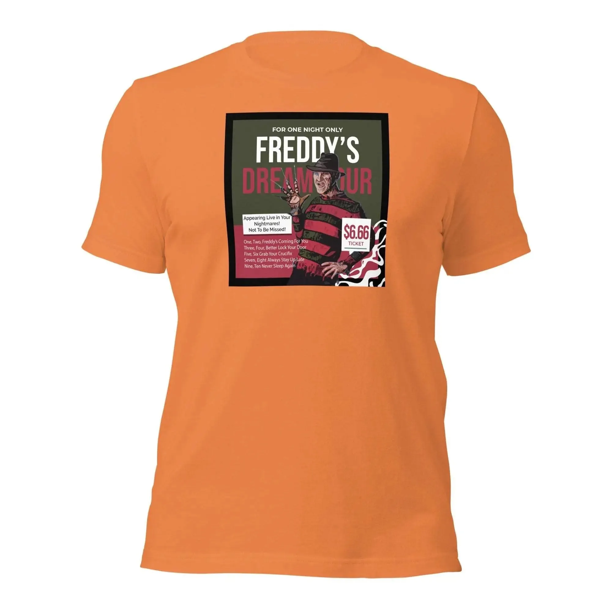 Freddy's Dream Tour Unisex t-shirt