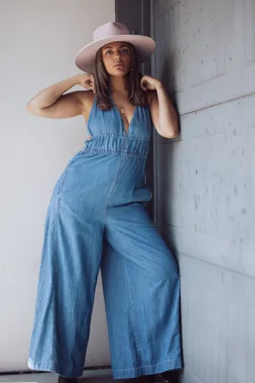 Free People Sunrays One Piece Jumpsuit - Constellation