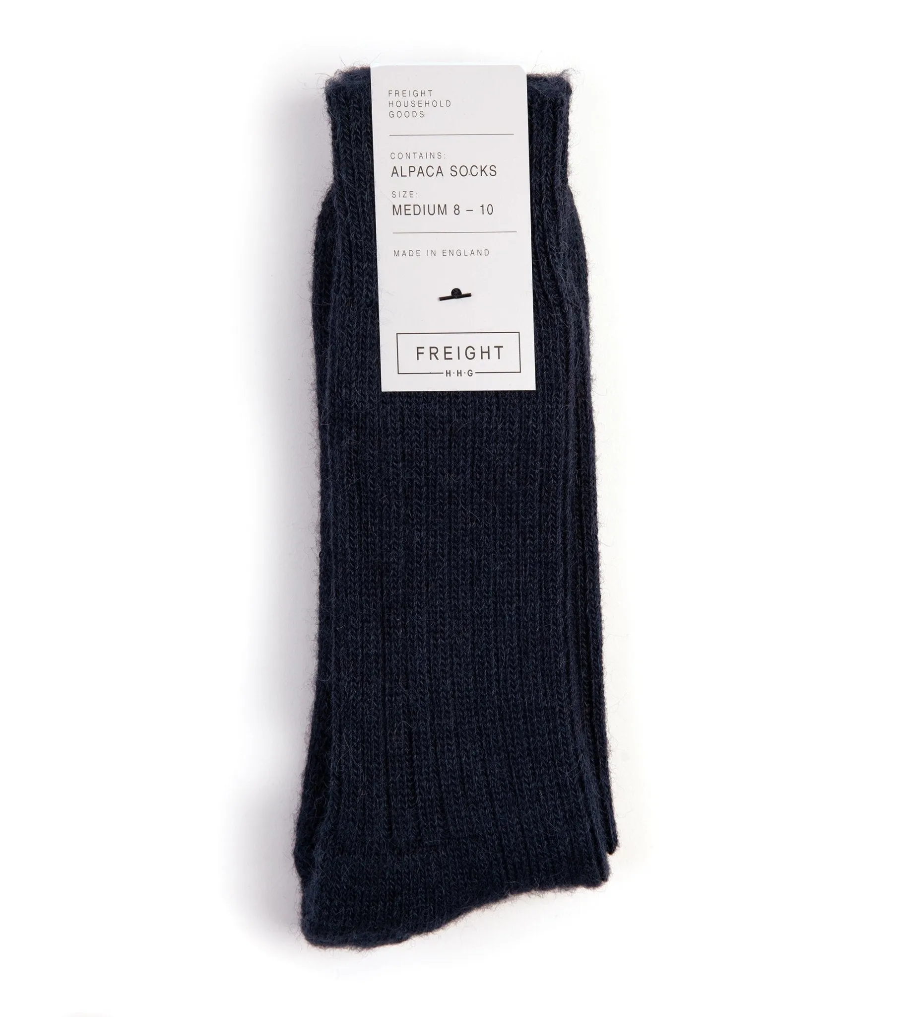 Freight Alpaca Cushion Sole Socks: Navy