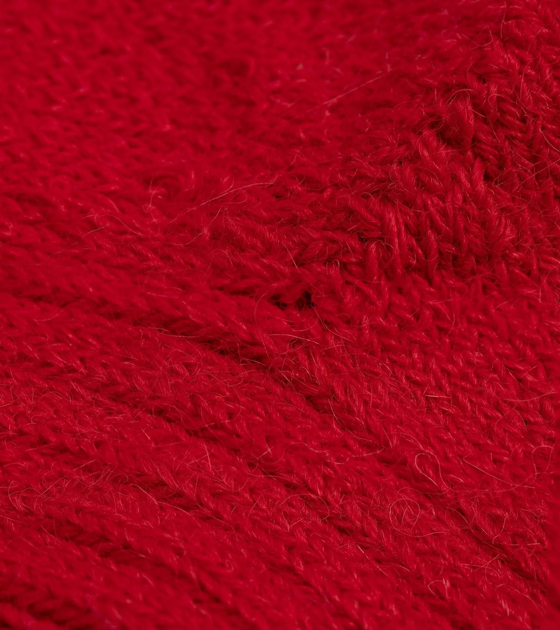 Freight Alpaca Cushion Sole Socks: Red