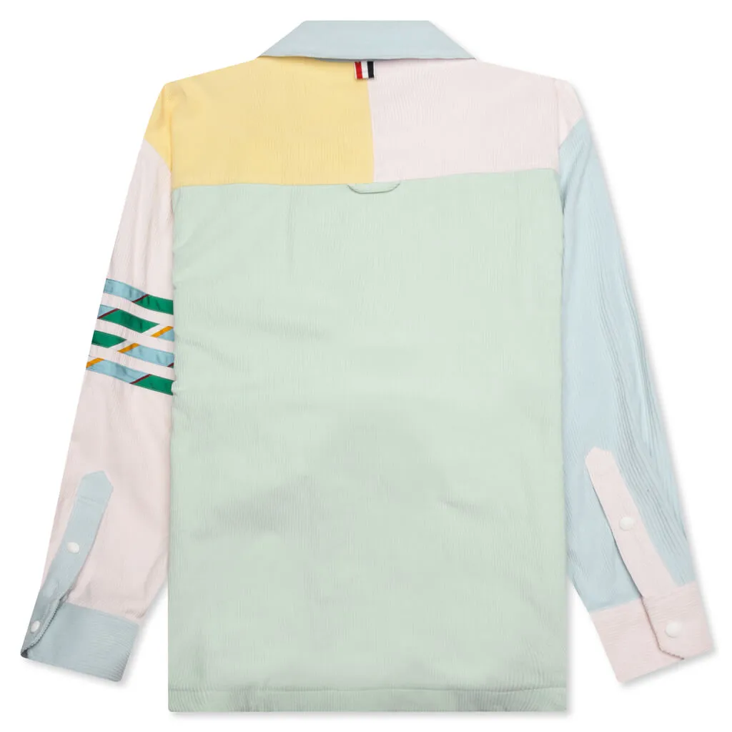 Funmix Corduroy 4Bar Shirt Jacket - Light Green