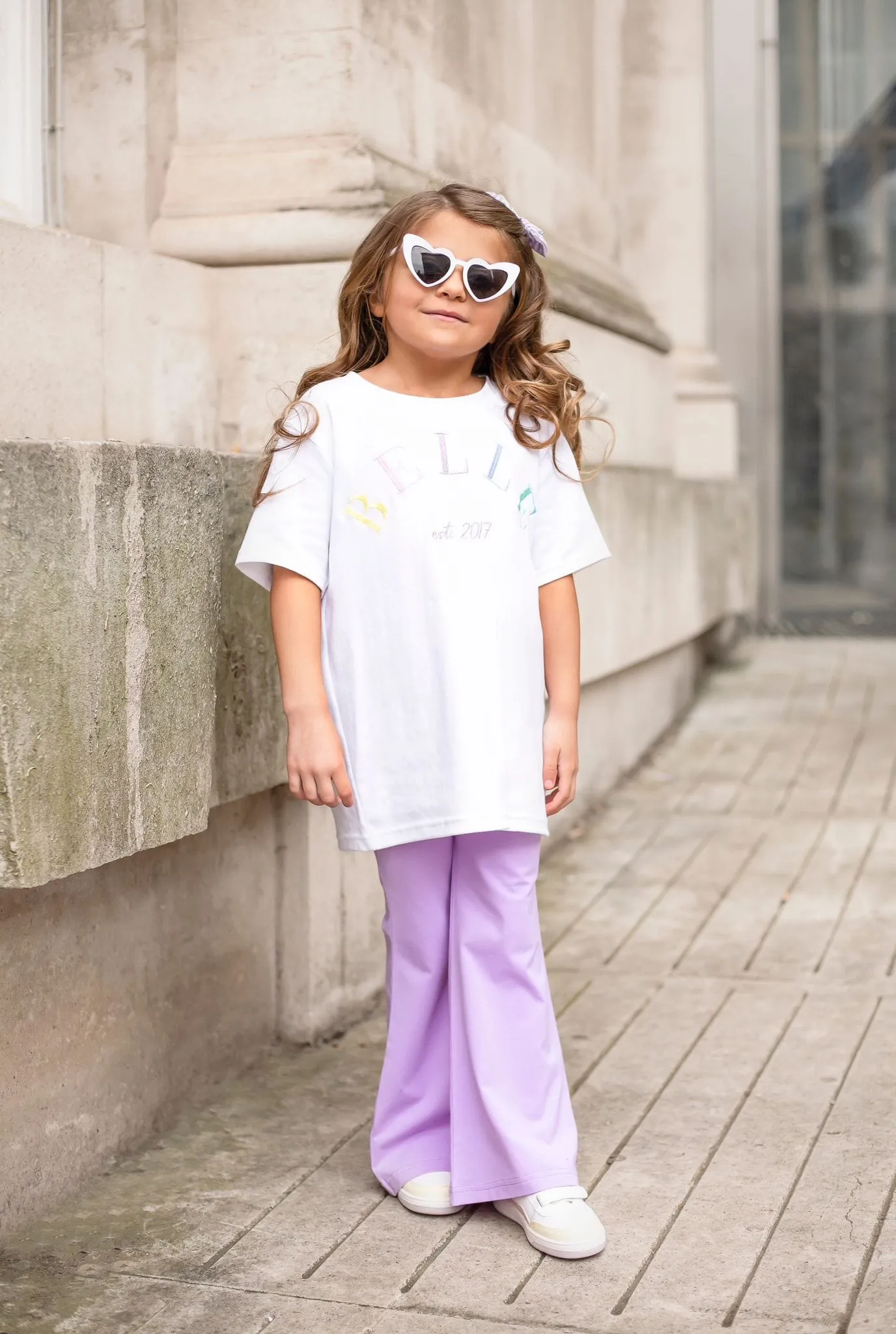 Girls Lilac Flares