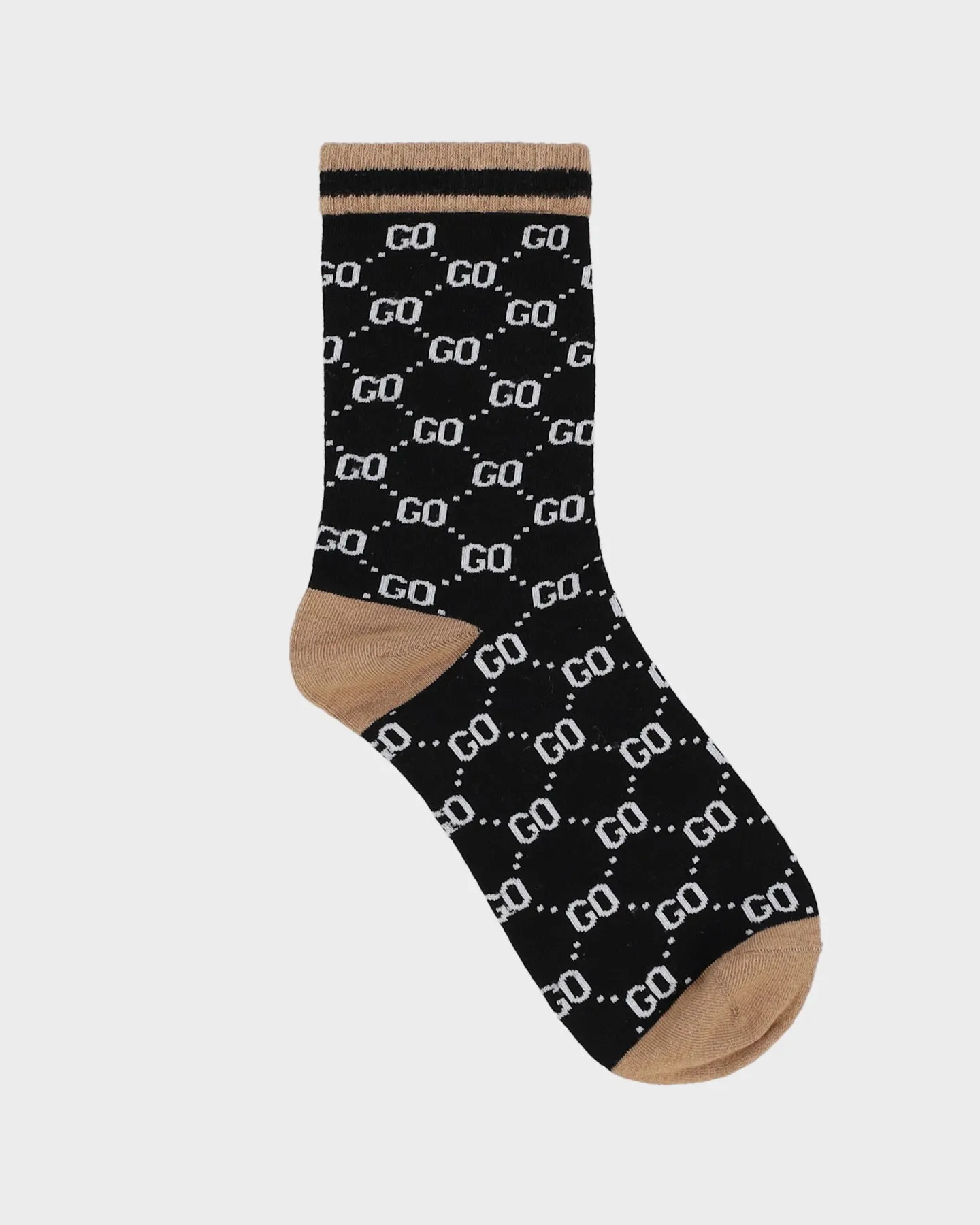 GOF All Over Print Black Socks