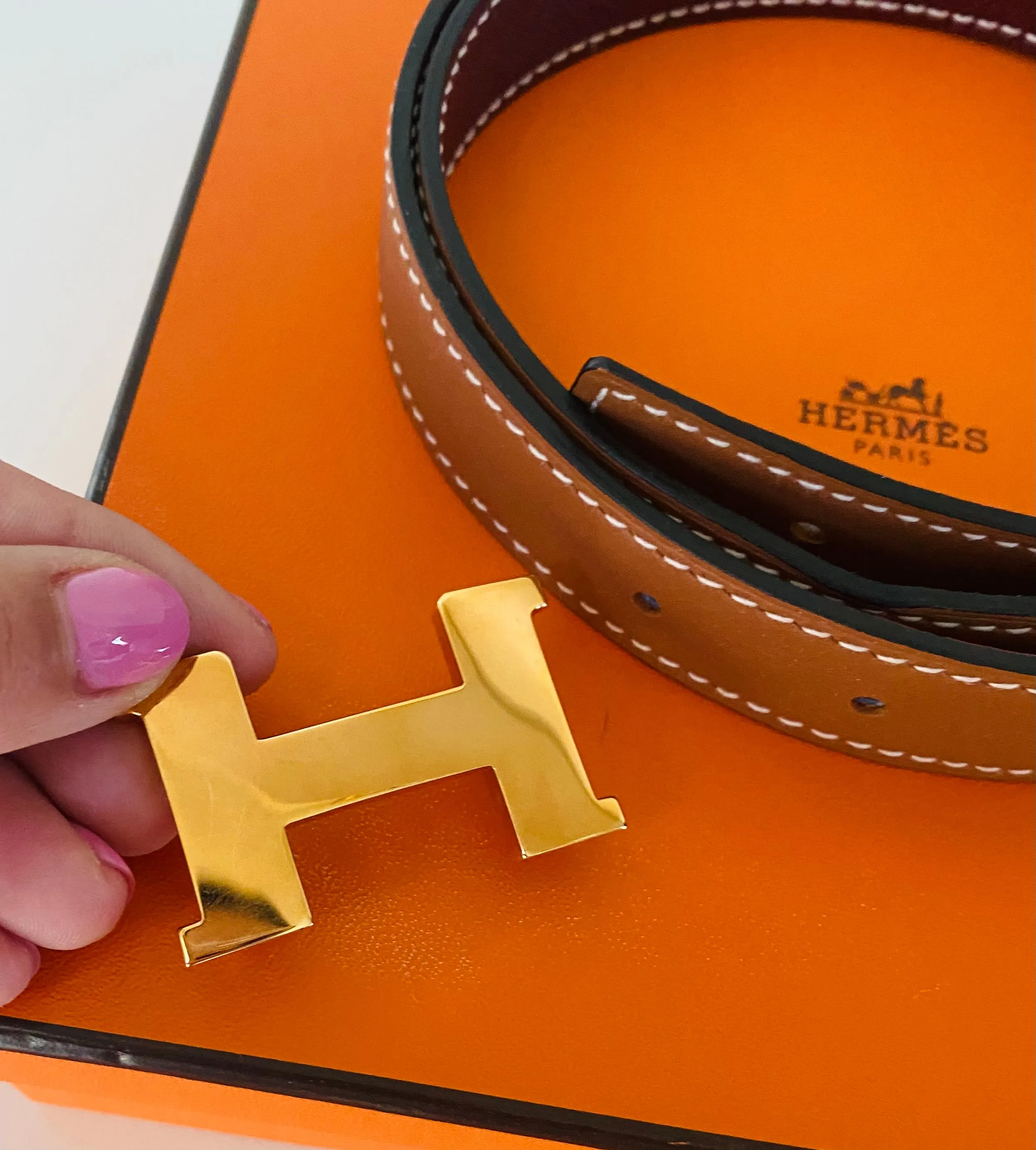 Hermes Constance belt