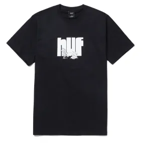 HUF T-SHIRT HYDRATE SS BLACK