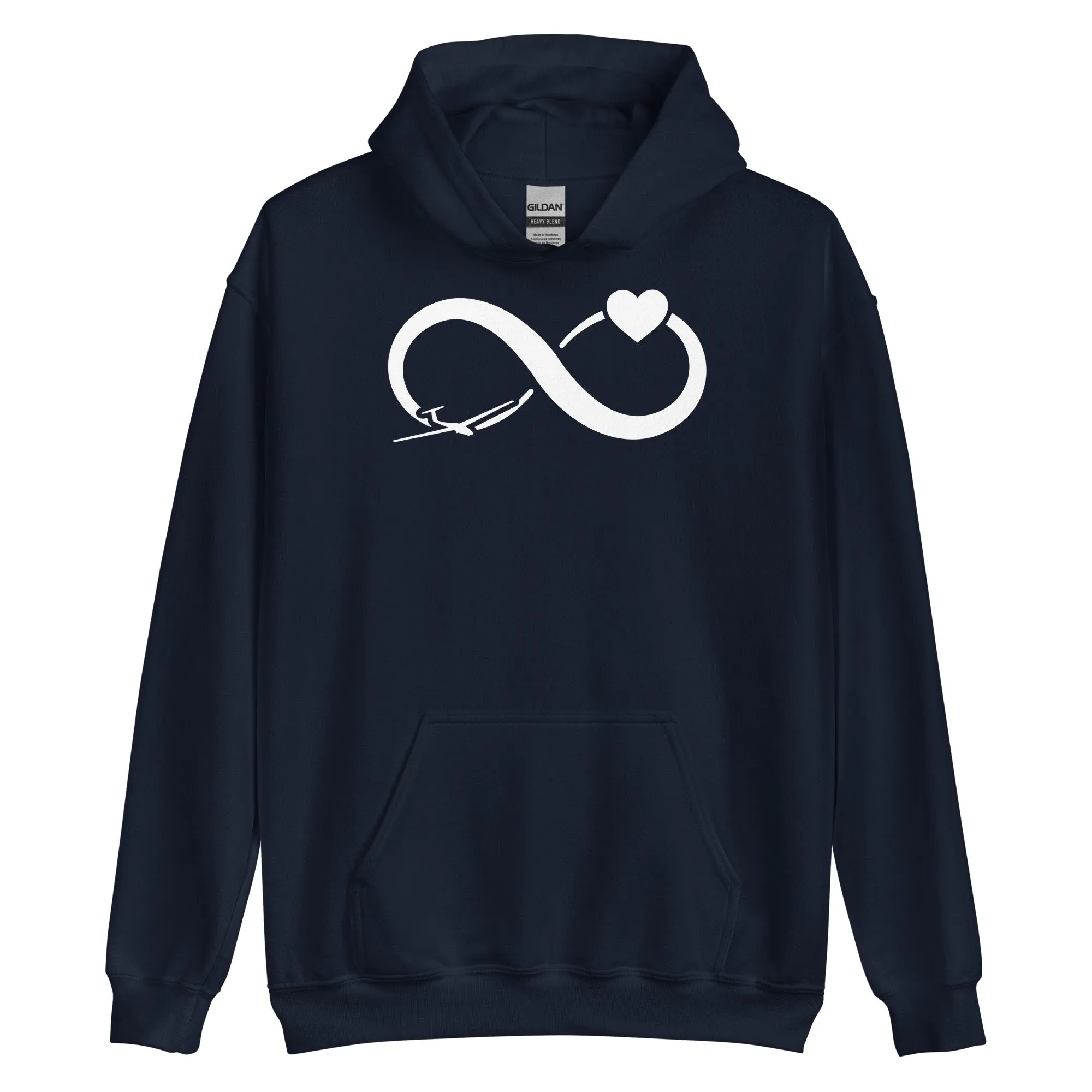 Infinity Heart and Sailplane - Unisex Hoodie