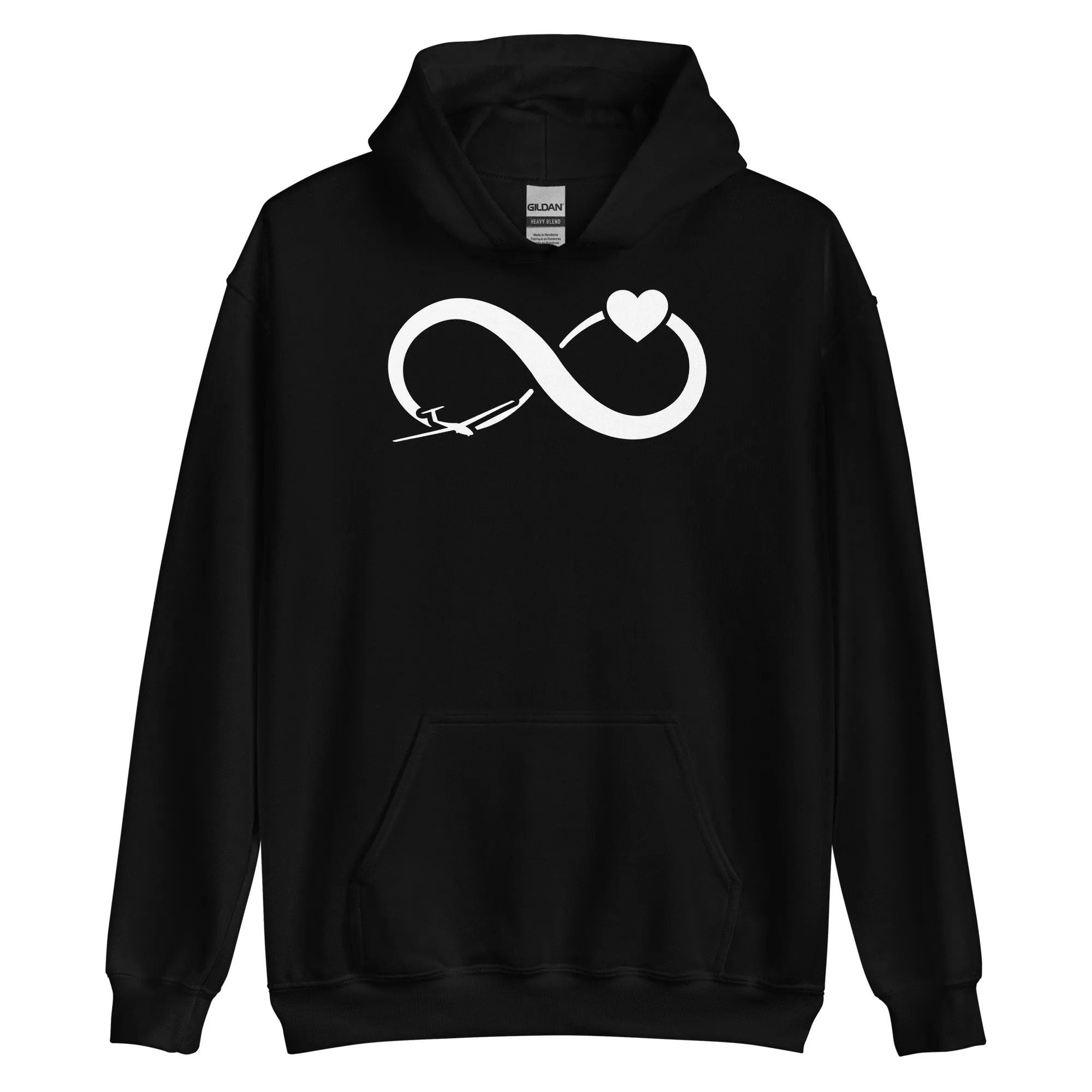 Infinity Heart and Sailplane - Unisex Hoodie