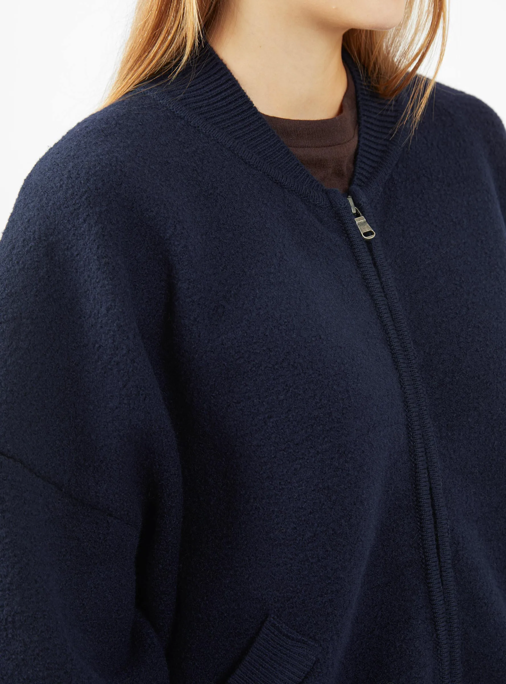 Kusa Wool Jacket Dark Navy