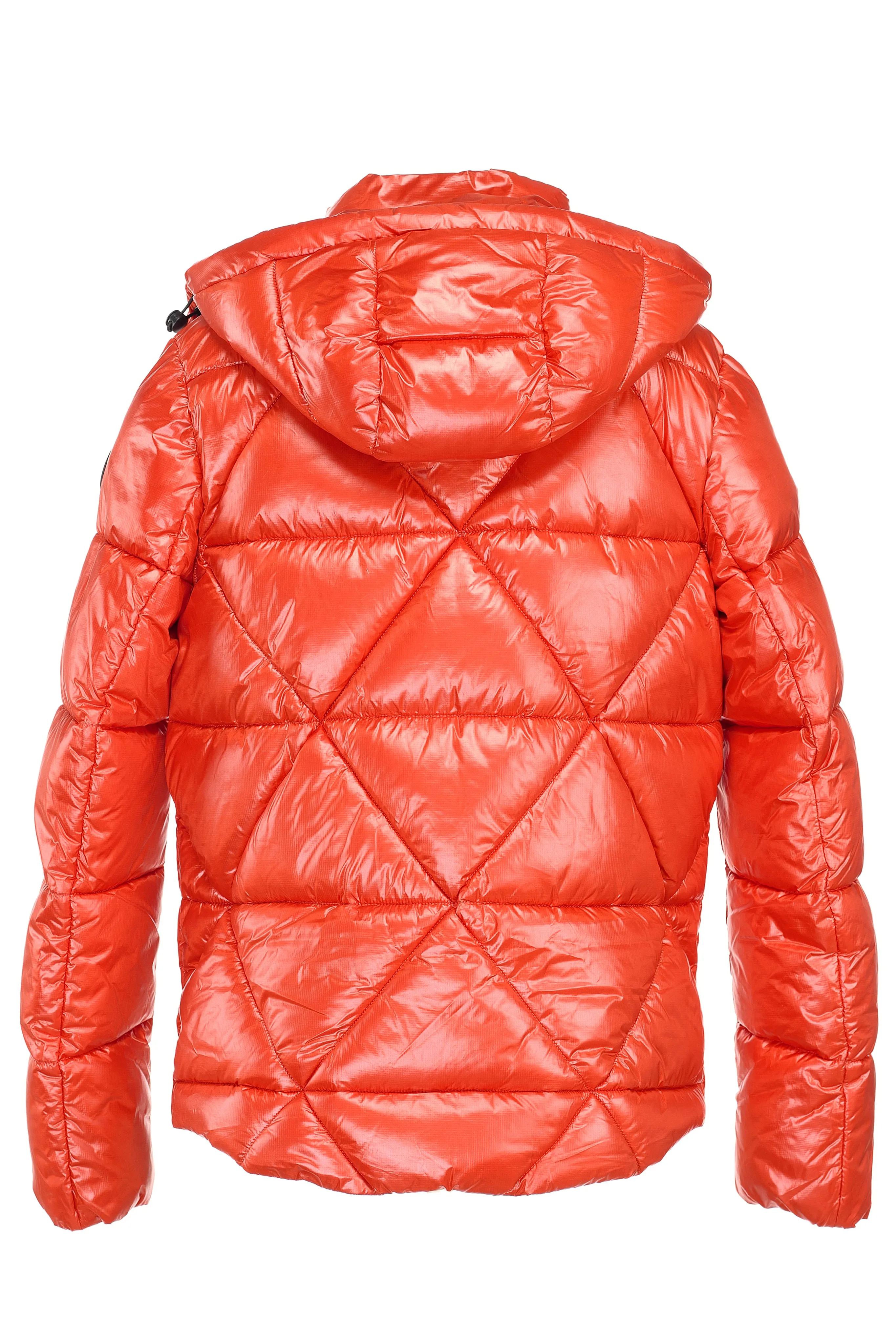 LEAMINGTON short orange puffer jacket