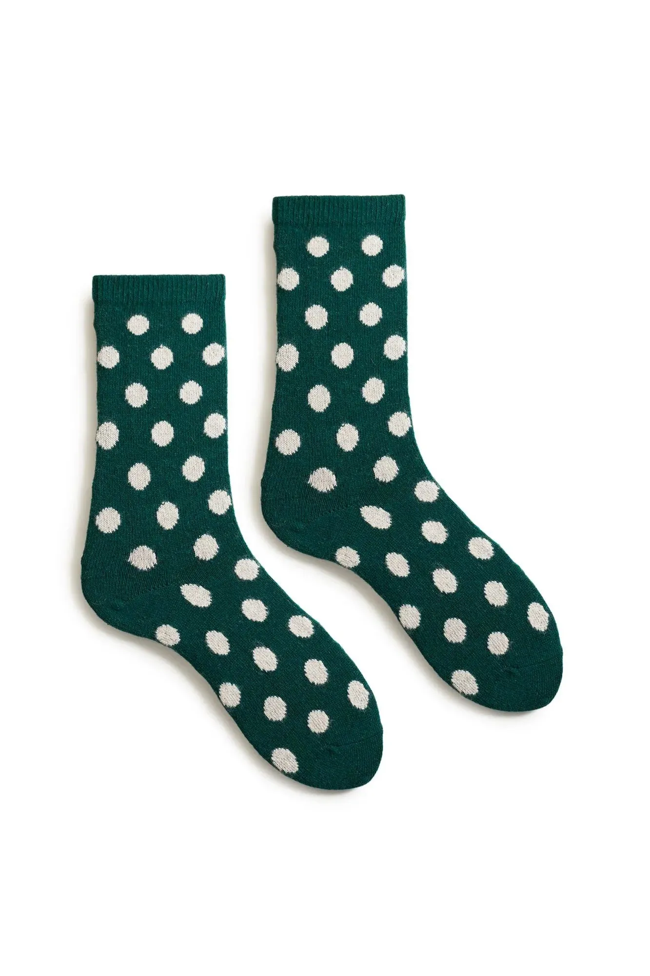 Lisa B -  Classic Dot crew socks