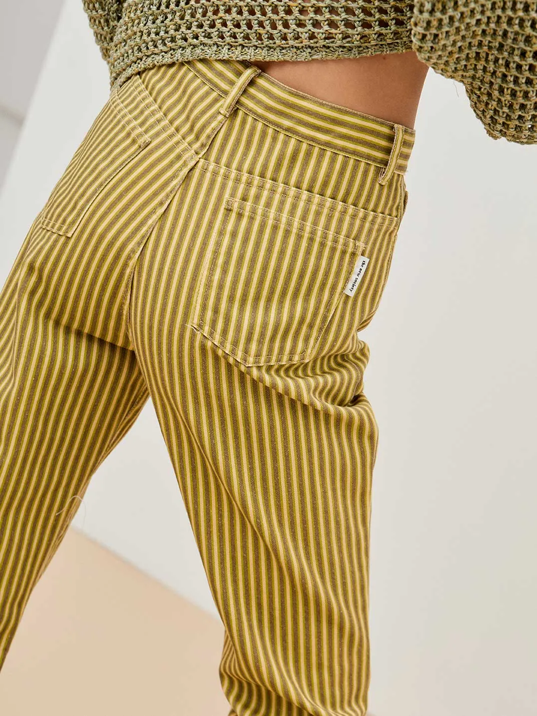 Luigi Stripes Denim Trousers