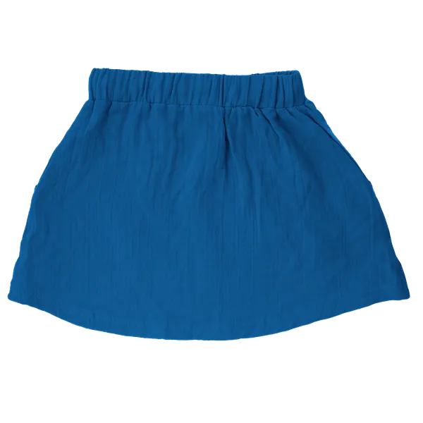 Maxomorra Blue Muslin Skirt