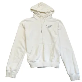 Premium White Mens Hoodie - Atelier Collection, Size L