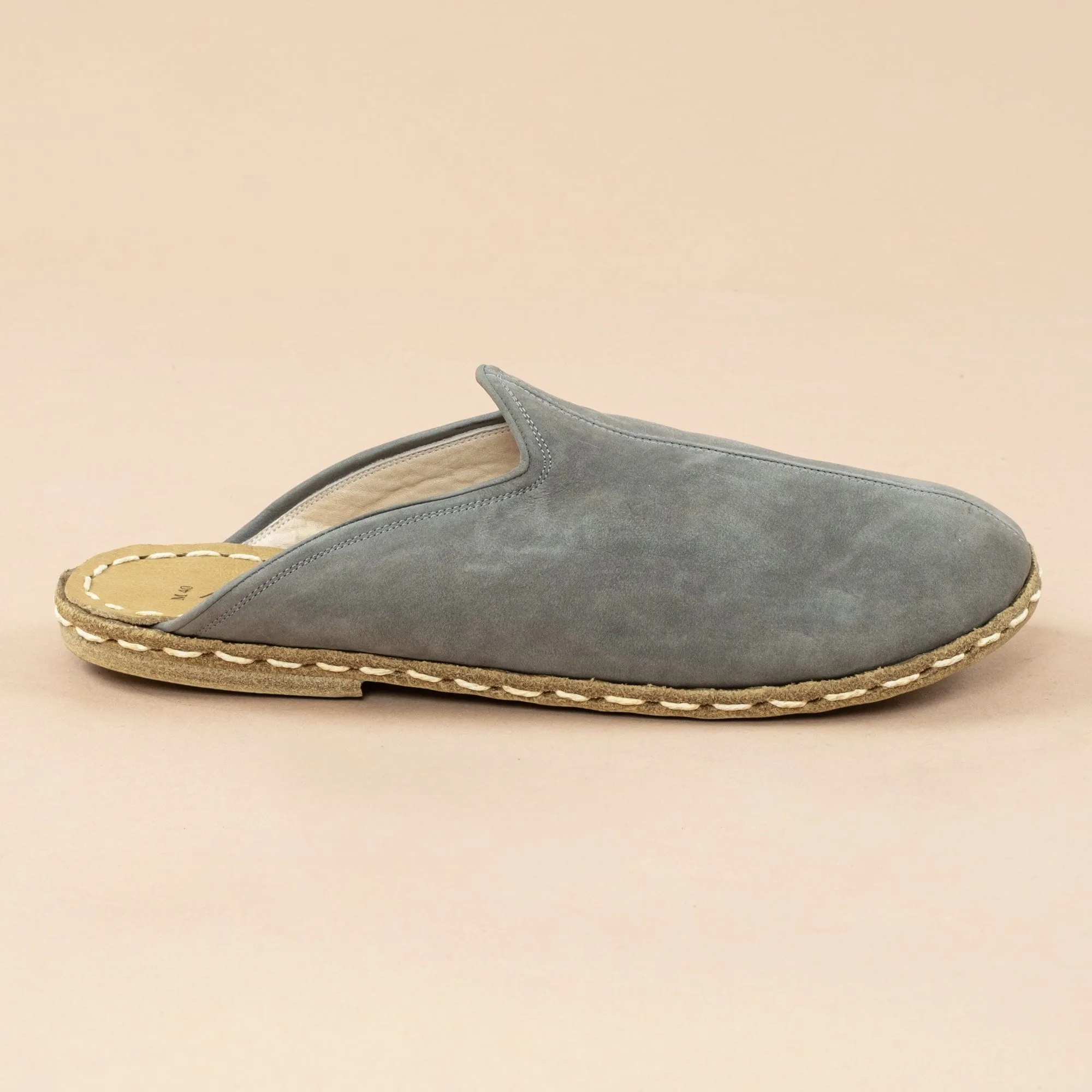 Men's Gray Barefoot Slippers