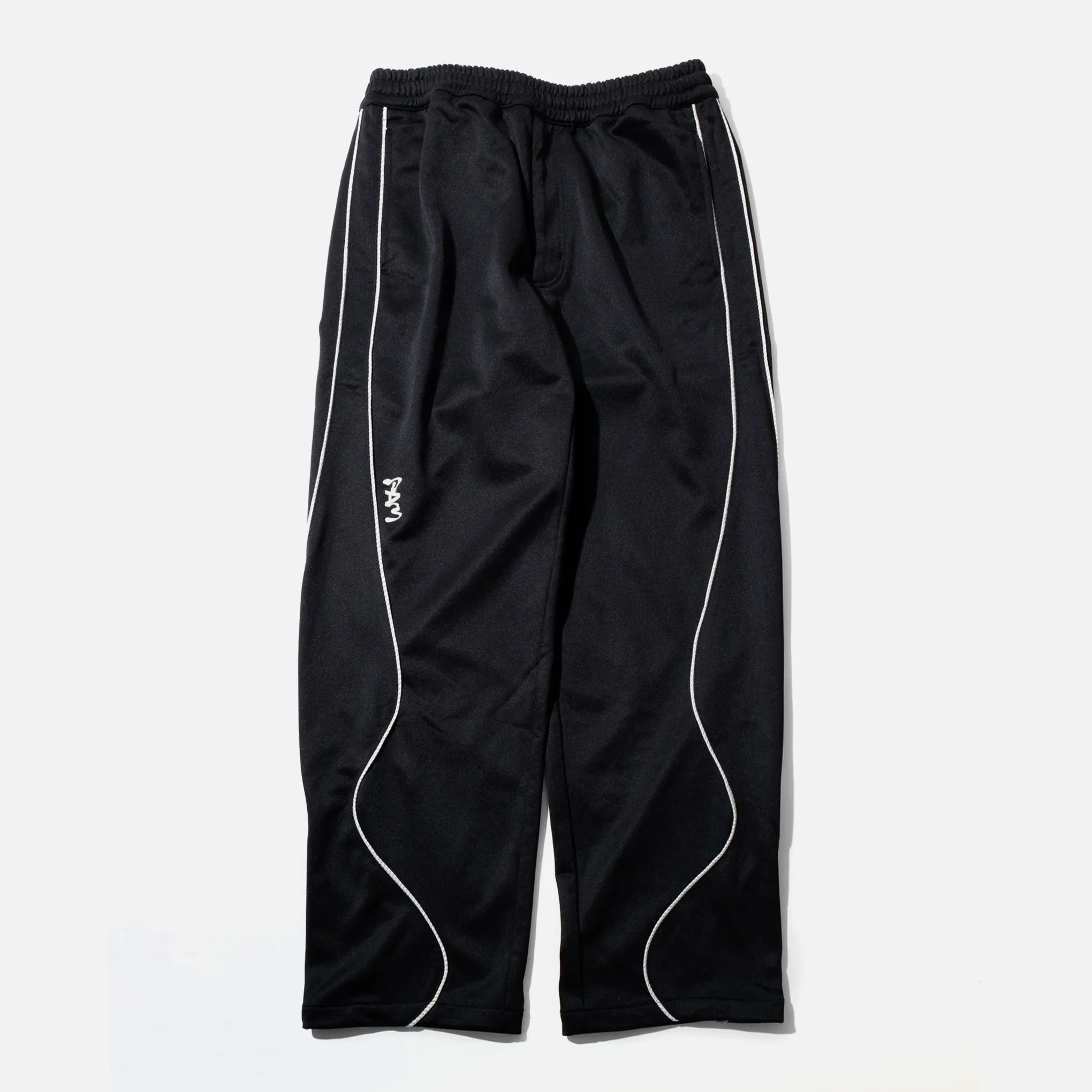 Mirage Straight Leg Track Pant - Black