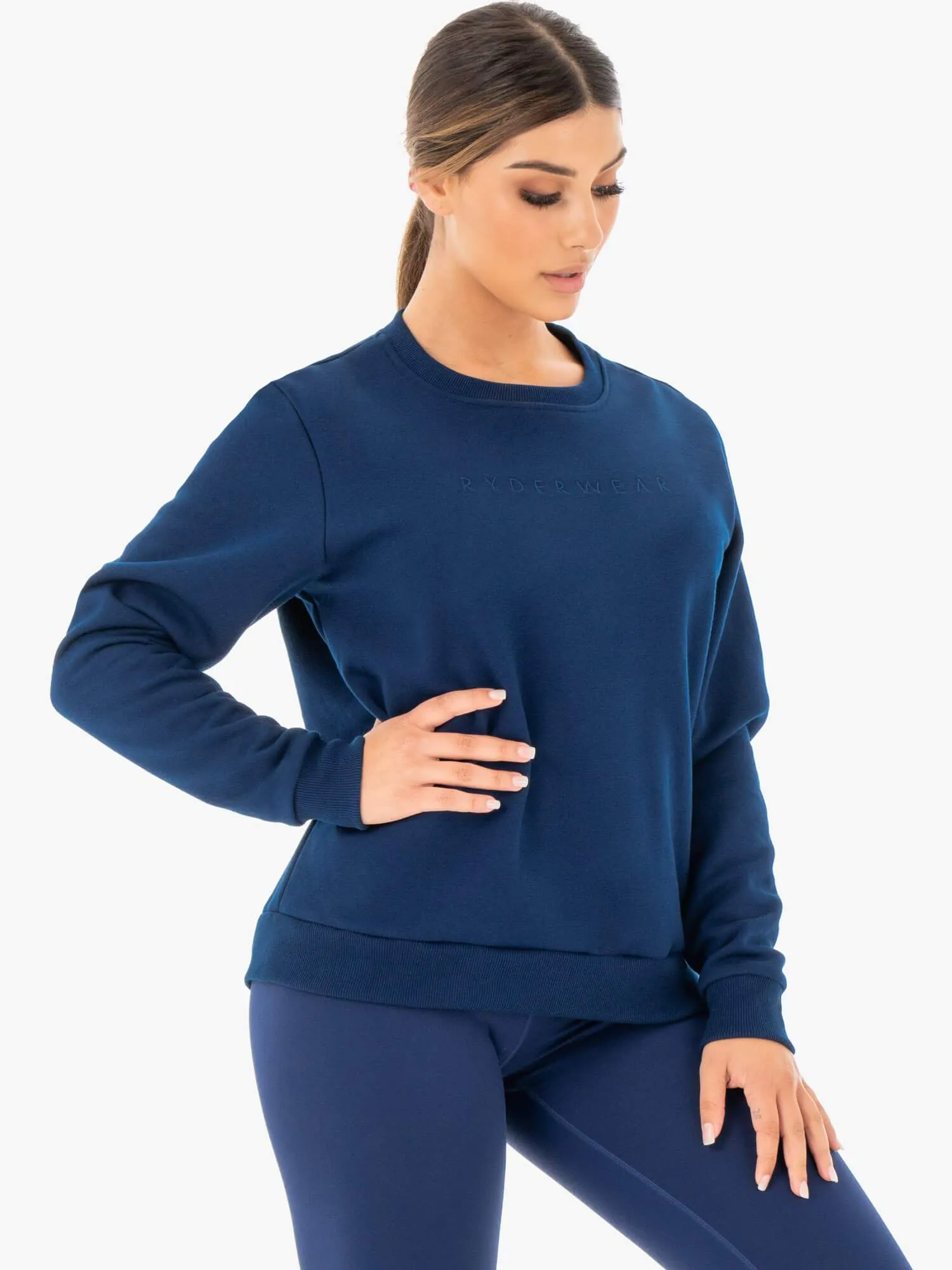 Motion Oversized Sweater - Navy