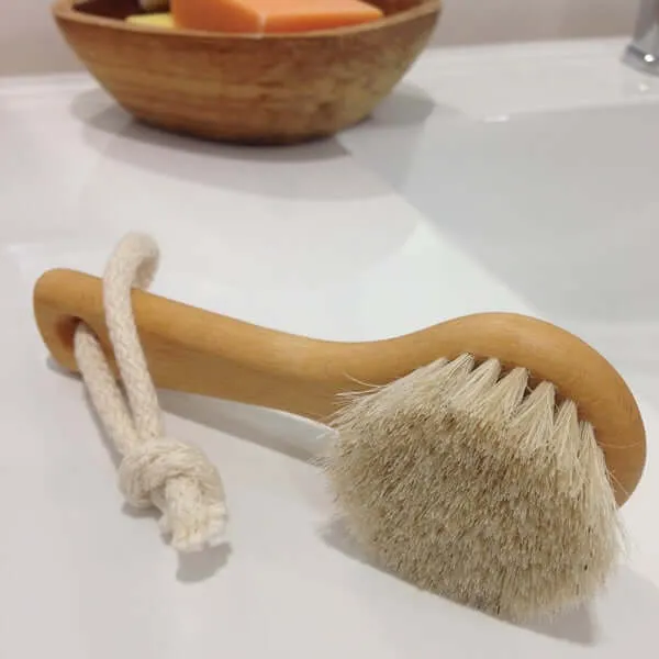 Mum's Slippers, Face & Body Brush Set