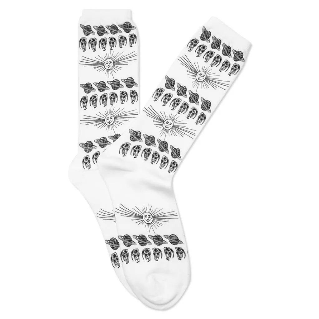 Neighborhood x Dr. Woo Socks - White