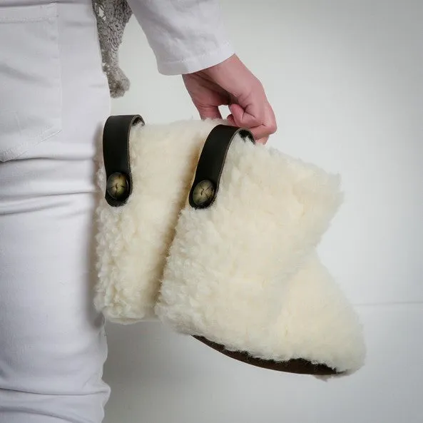 NEW | Igloo Slippers | Cream | Wool Lining